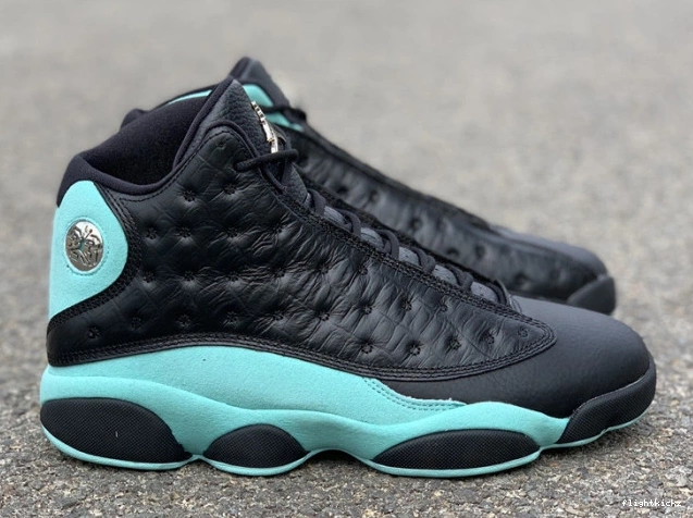 Island Green Retro 414571-030 Air 13 Black Jordan 0306